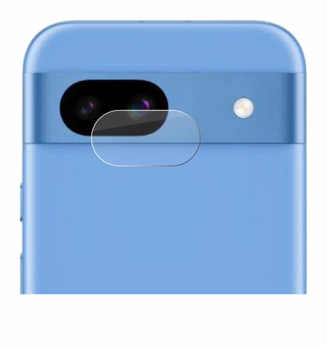 Image de l'appareil Google Pixel 8a (Caméra UNIQUEMENT) avec une grande variété de protections d'écran.