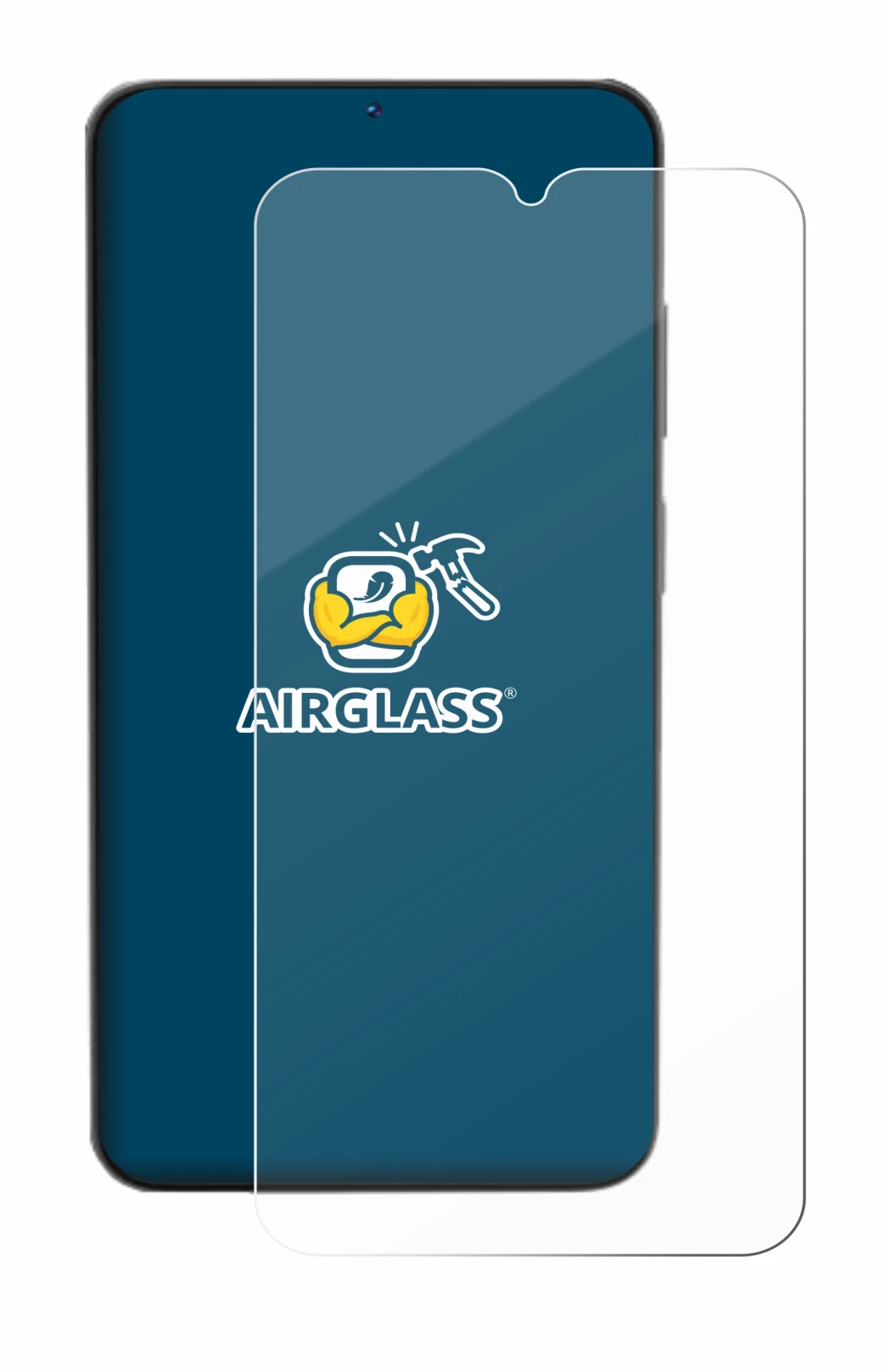 Image de l'appareil Doogee N55 avec une grande variété de protections d'écran.