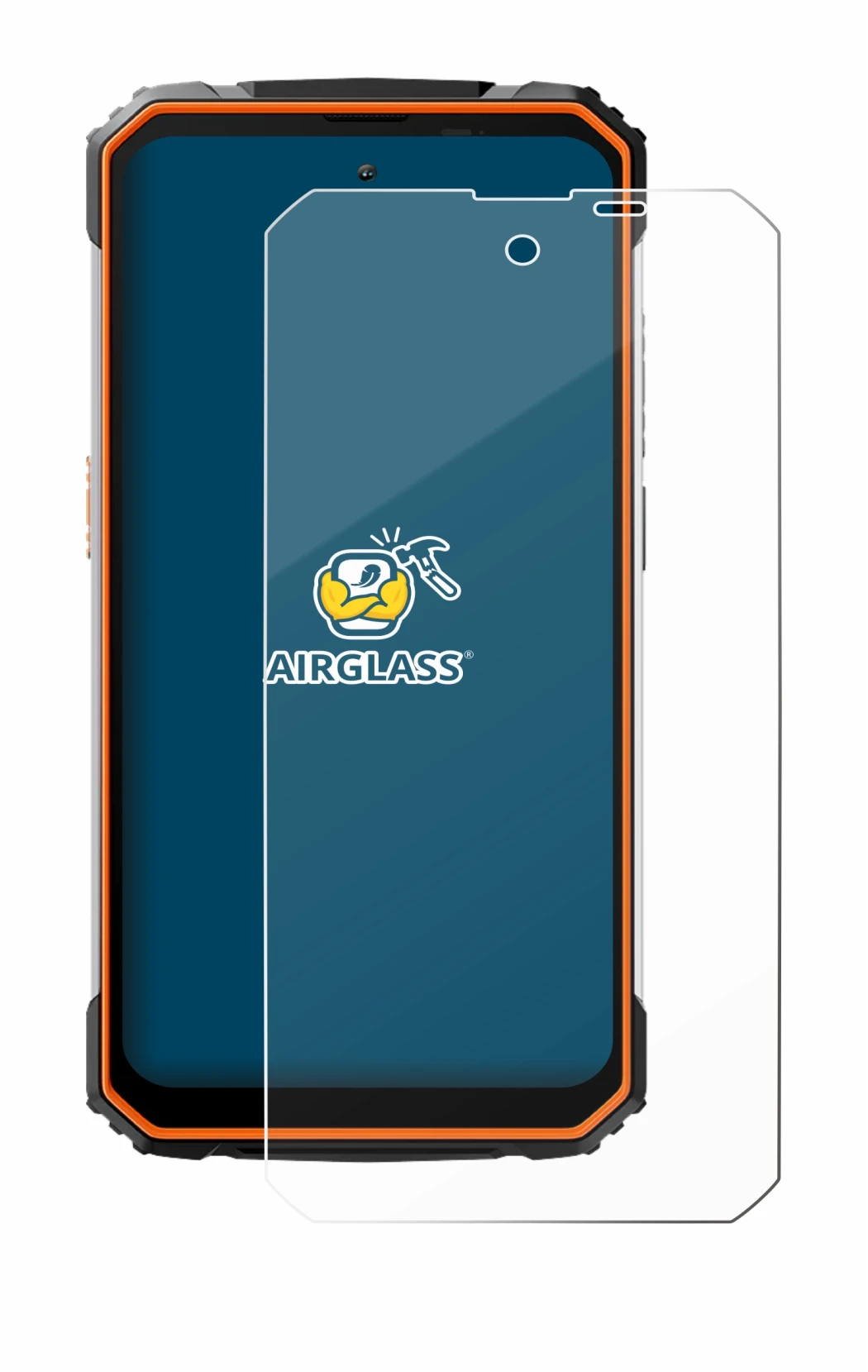 Image de l'appareil Blackview BV8100 avec une grande variété de protections d'écran.