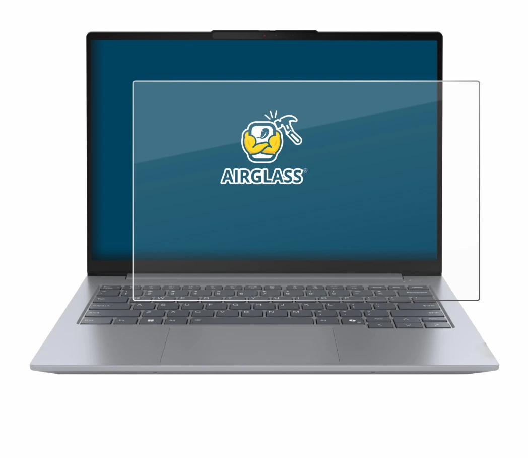 Image de l'appareil Lenovo ThinkBook 14 Gen 7 avec une grande variété de protections d'écran.