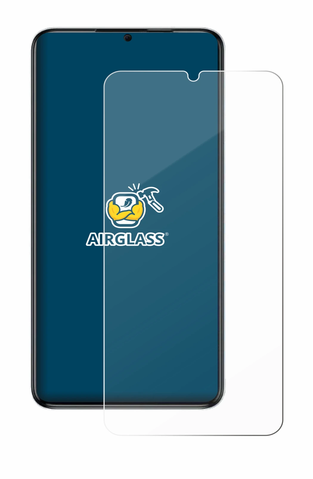 Image de l'appareil Oukitel C50 avec une grande variété de protections d'écran.