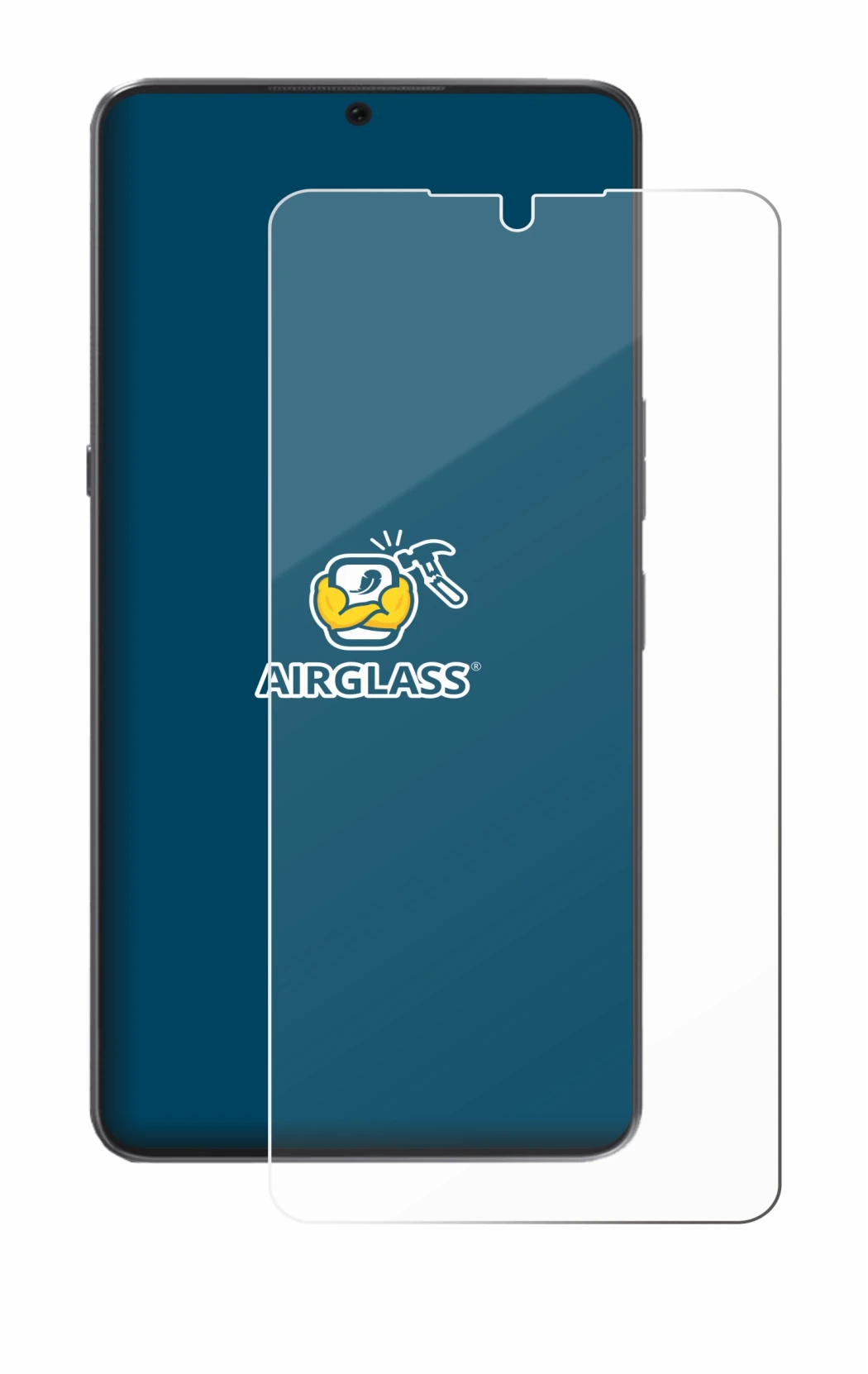Image de l'appareil Cubot Max 5 avec une grande variété de protections d'écran.