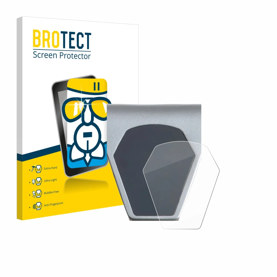 Face avant d’un emballage produit avec le logo de la marque BROTECT. À côté, l’appareil Epowerfun ePF-PULSE 960 est représenté