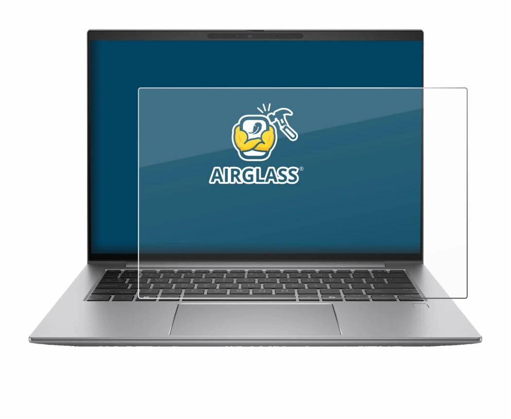 Image de l'appareil HP Zbook Firefly 14 G11 avec une grande variété de protections d'écran.