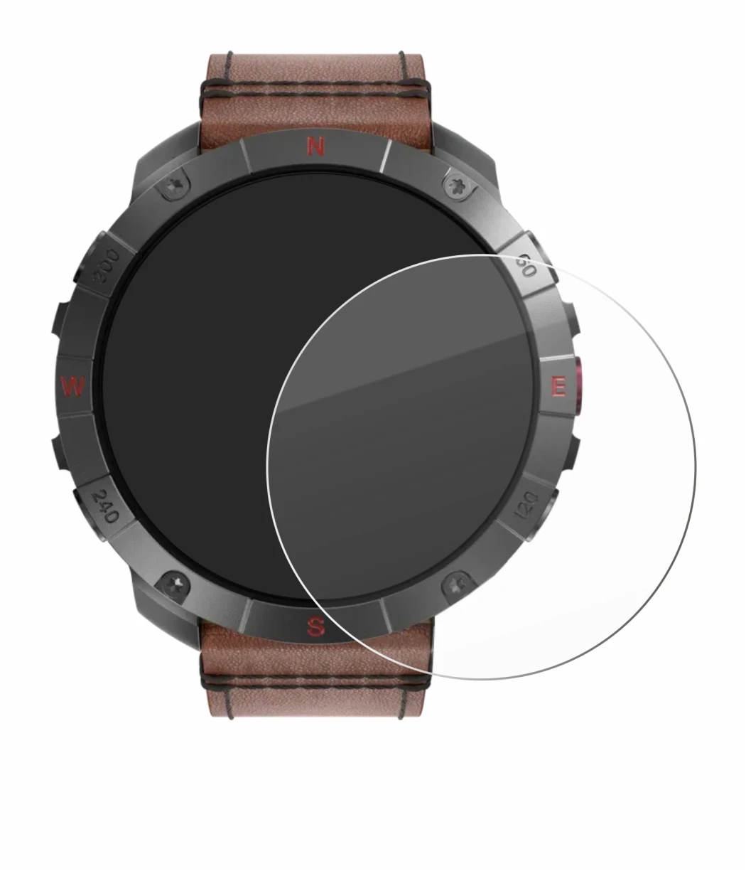 Image de l'appareil Polar Grit X2 Pro Titan avec une grande variété de protections d'écran.