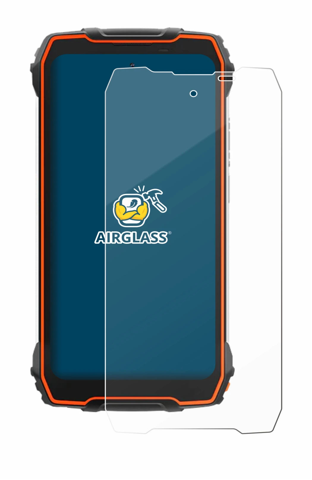 Image de l'appareil Blackview Oscal Pilot 1 avec une grande variété de protections d'écran.