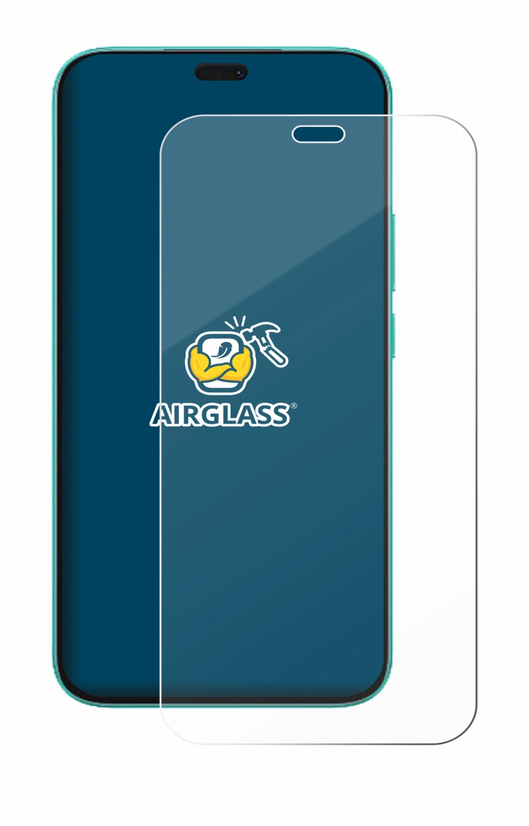Image de l'appareil Honor X8c avec une grande variété de protections d'écran.