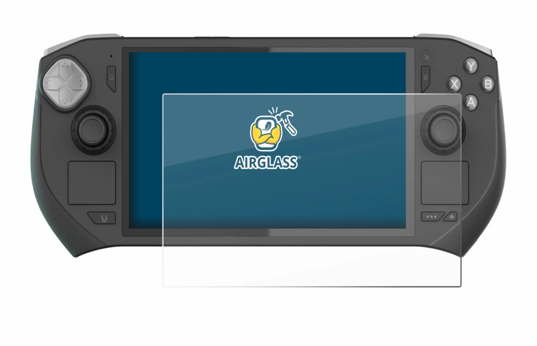 Image de l'appareil Zotac Gaming Zone avec une grande variété de protections d'écran.