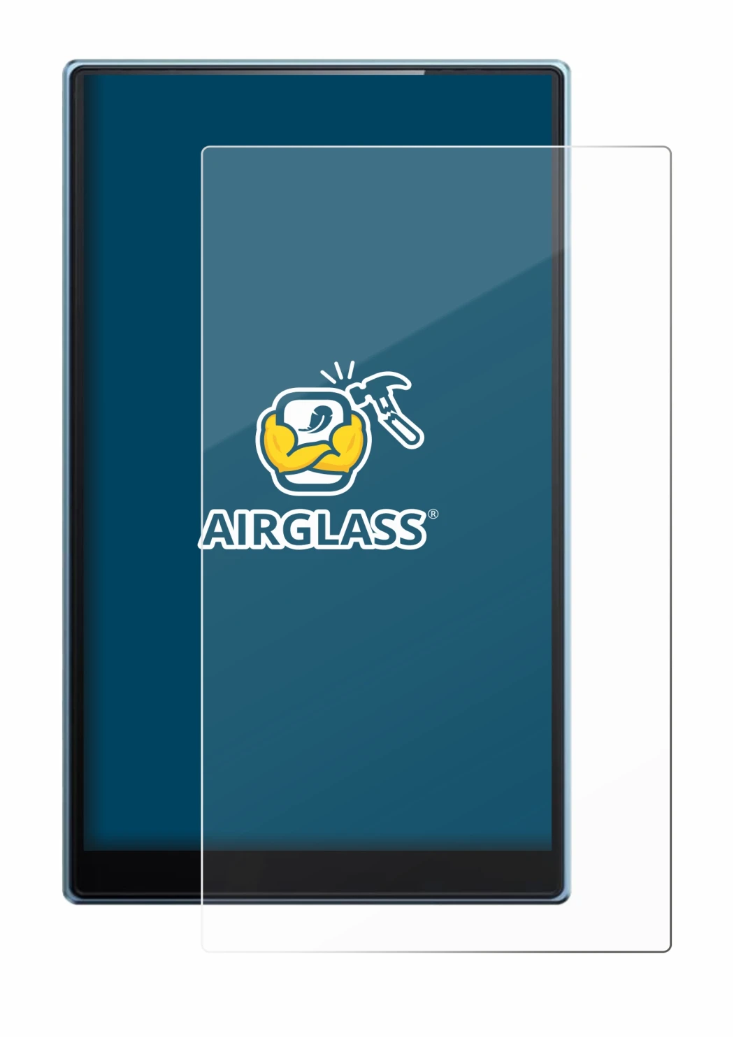 Image de l'appareil FiiO JM21 avec une grande variété de protections d'écran.