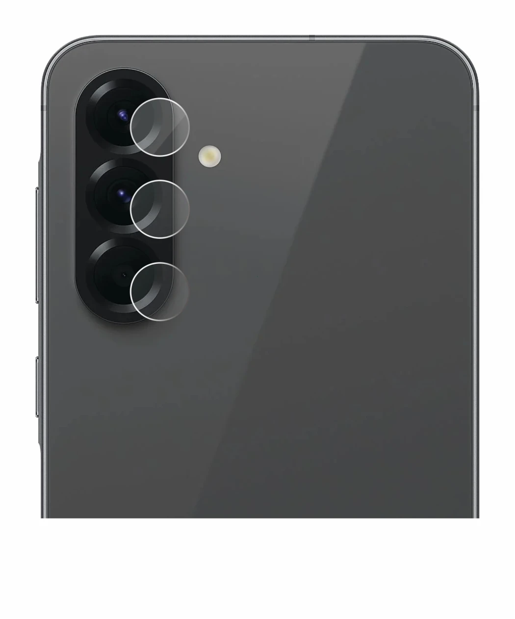 Image de l'appareil Samsung Galaxy A56 5G (Caméra UNIQUEMENT) avec une grande variété de protections d'écran.
