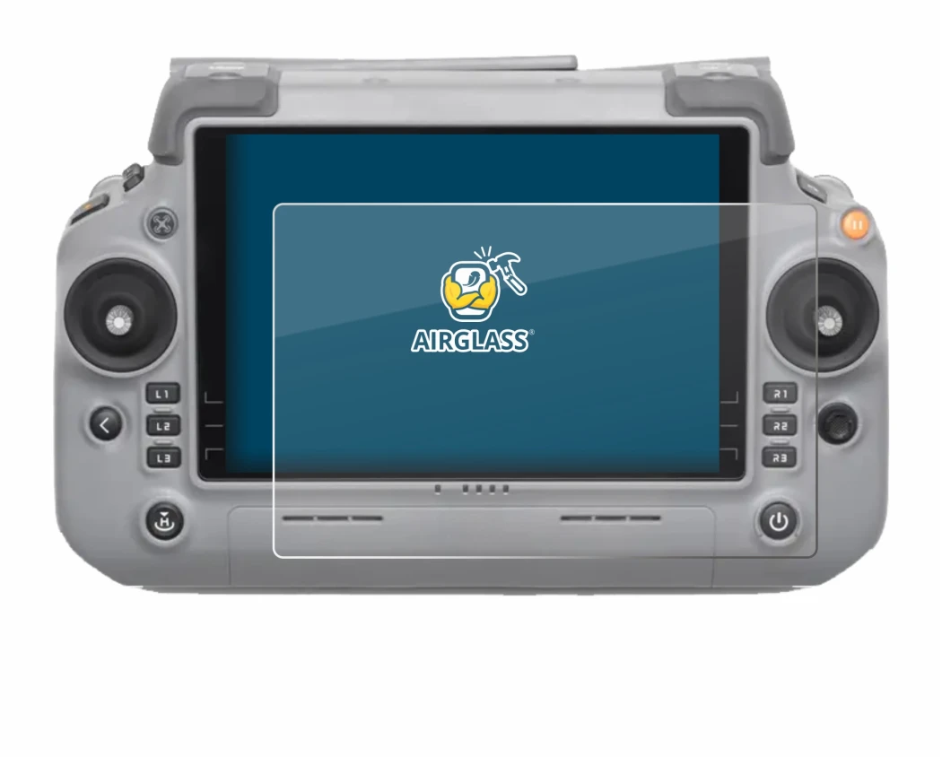 Image de l'appareil DJI RC Plus 2 avec une grande variété de protections d'écran.