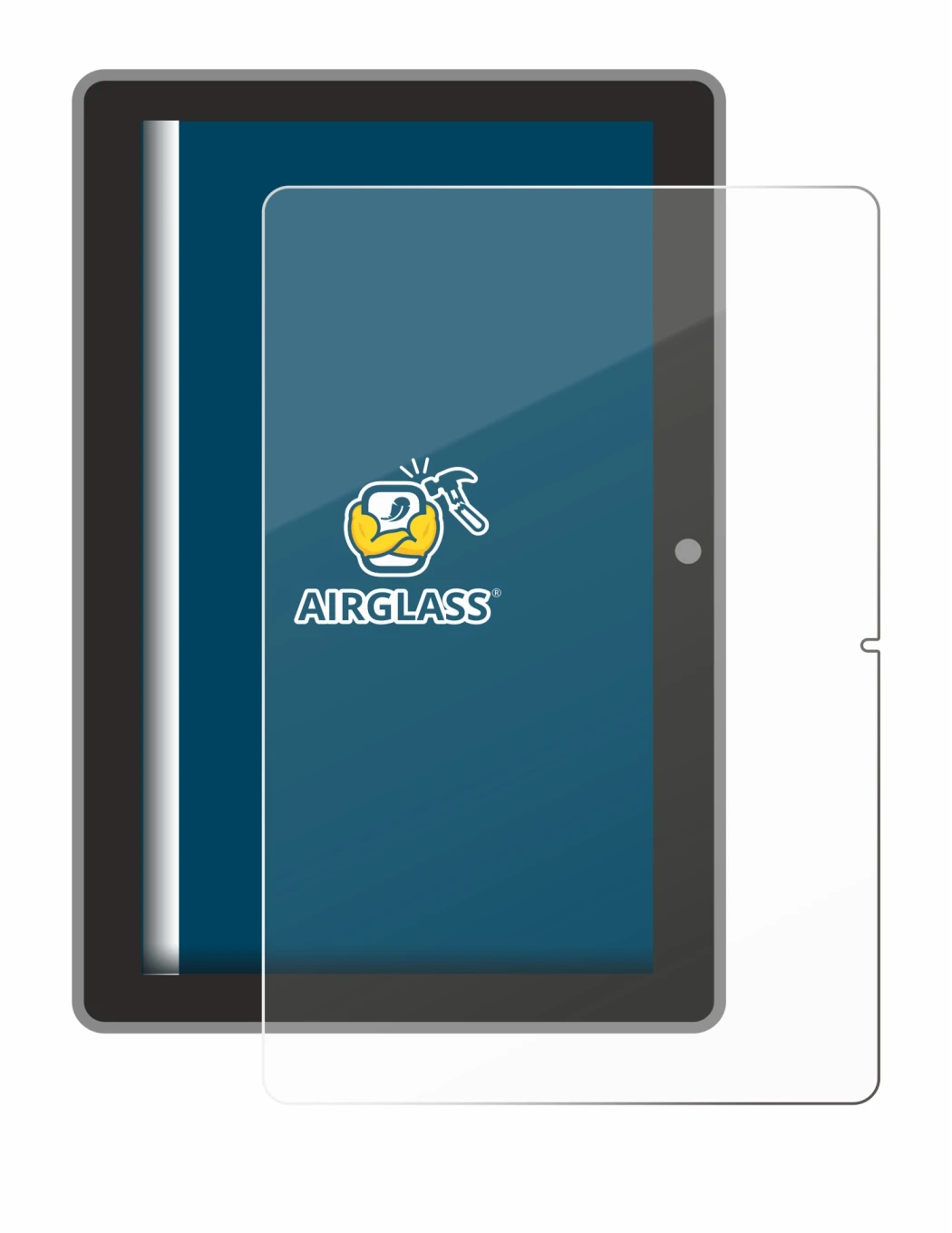 Image de l'appareil Lenovo Tab TB311 XU avec une grande variété de protections d'écran.