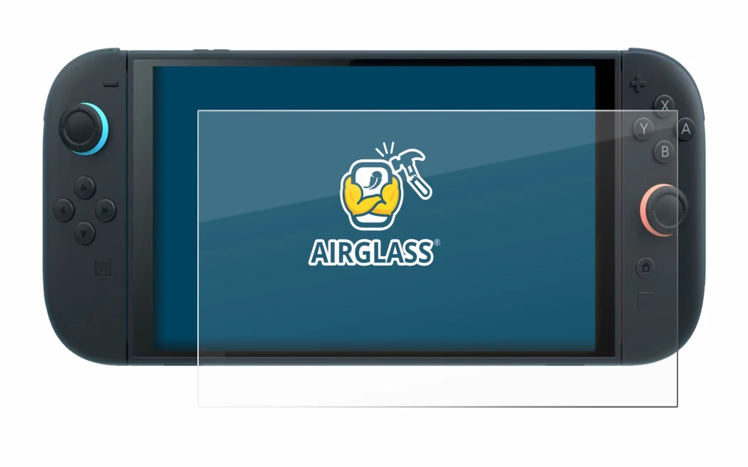 Image de l'appareil Nintendo Switch 2 avec une grande variété de protections d'écran.