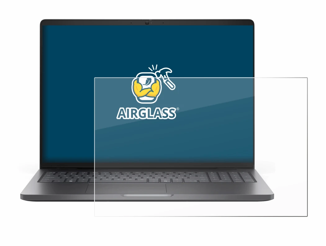 Image de l'appareil Dell Pro 16 PC16250 avec une grande variété de protections d'écran.