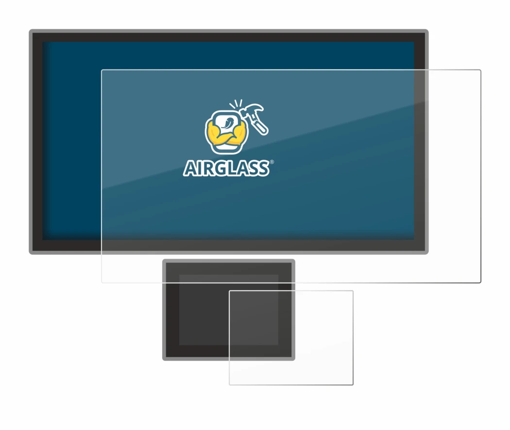 Image de l'appareil Icom IC-7760 avec une grande variété de protections d'écran.