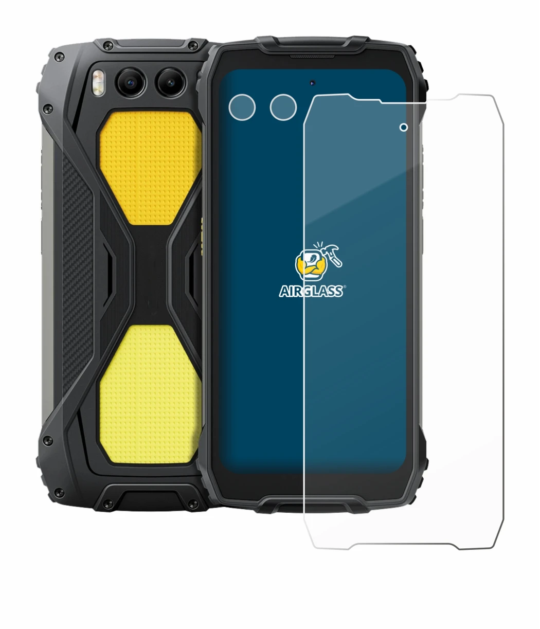 Image de l'appareil Blackview BV7300 (Avant+Caméra) avec une grande variété de protections d'écran.