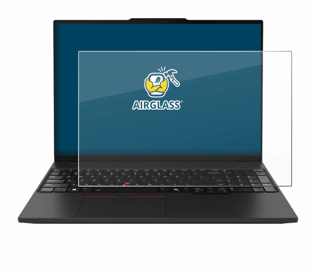 Image de l'appareil Lenovo ThinkPad P16s Gen 4 avec une grande variété de protections d'écran.