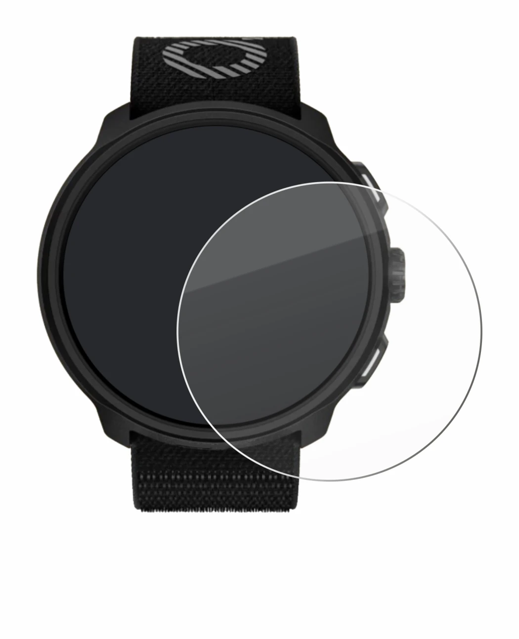 Image de l'appareil Suunto Run avec une grande variété de protections d'écran.