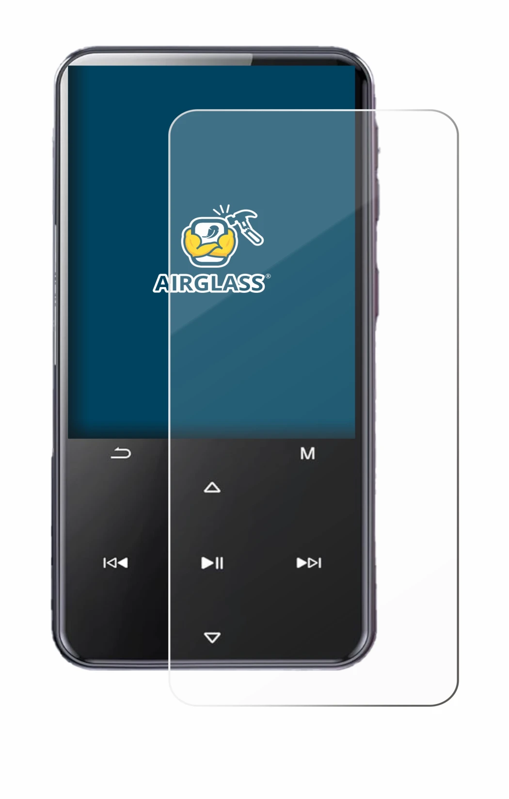 Image de l'appareil AGPtek M3 avec une grande variété de protections d'écran.