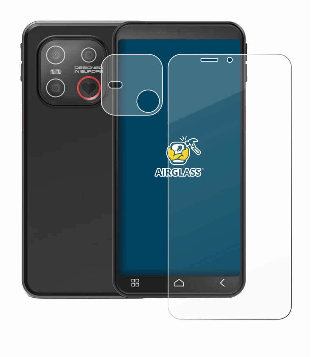 Image de l'appareil Emporia Smart 7 Lite (Avant+Caméra) avec une grande variété de protections d'écran.