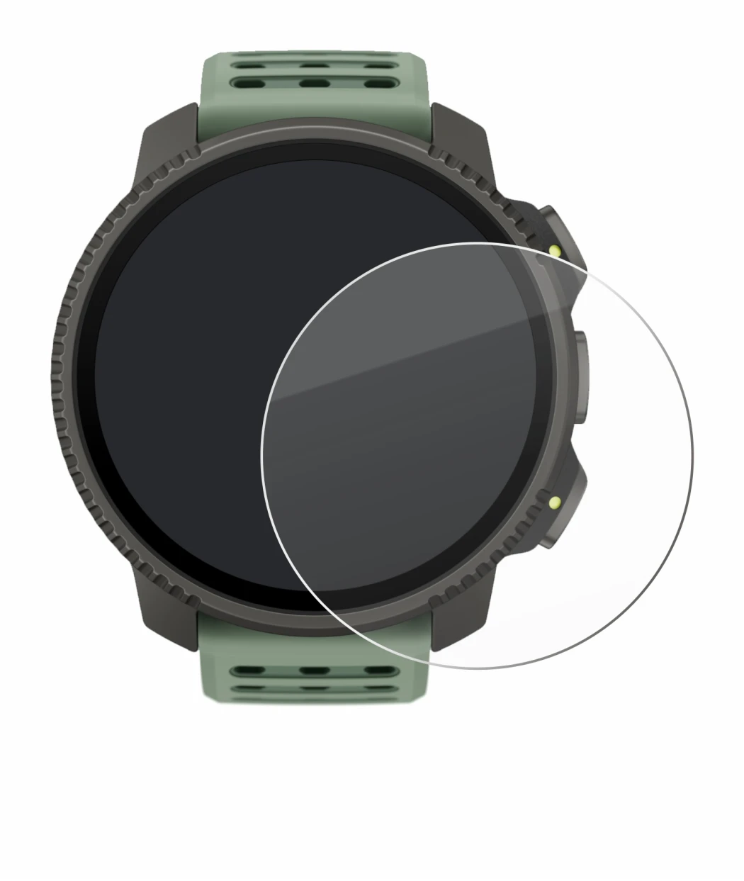 Image de l'appareil Suunto Vertical 2 avec une grande variété de protections d'écran.