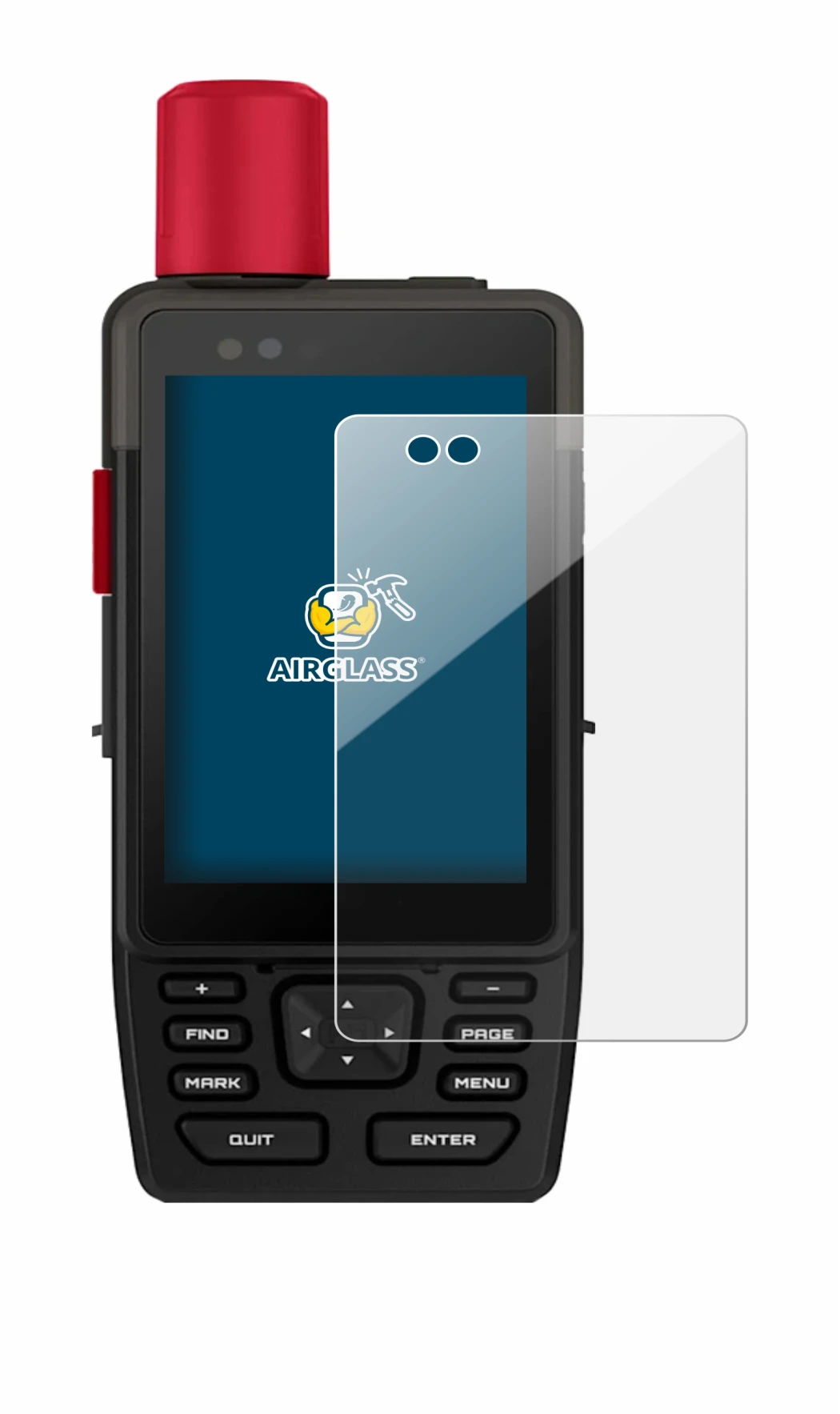 Image de l'appareil Garmin GPSMAP H1i Plus avec une grande variété de protections d'écran.