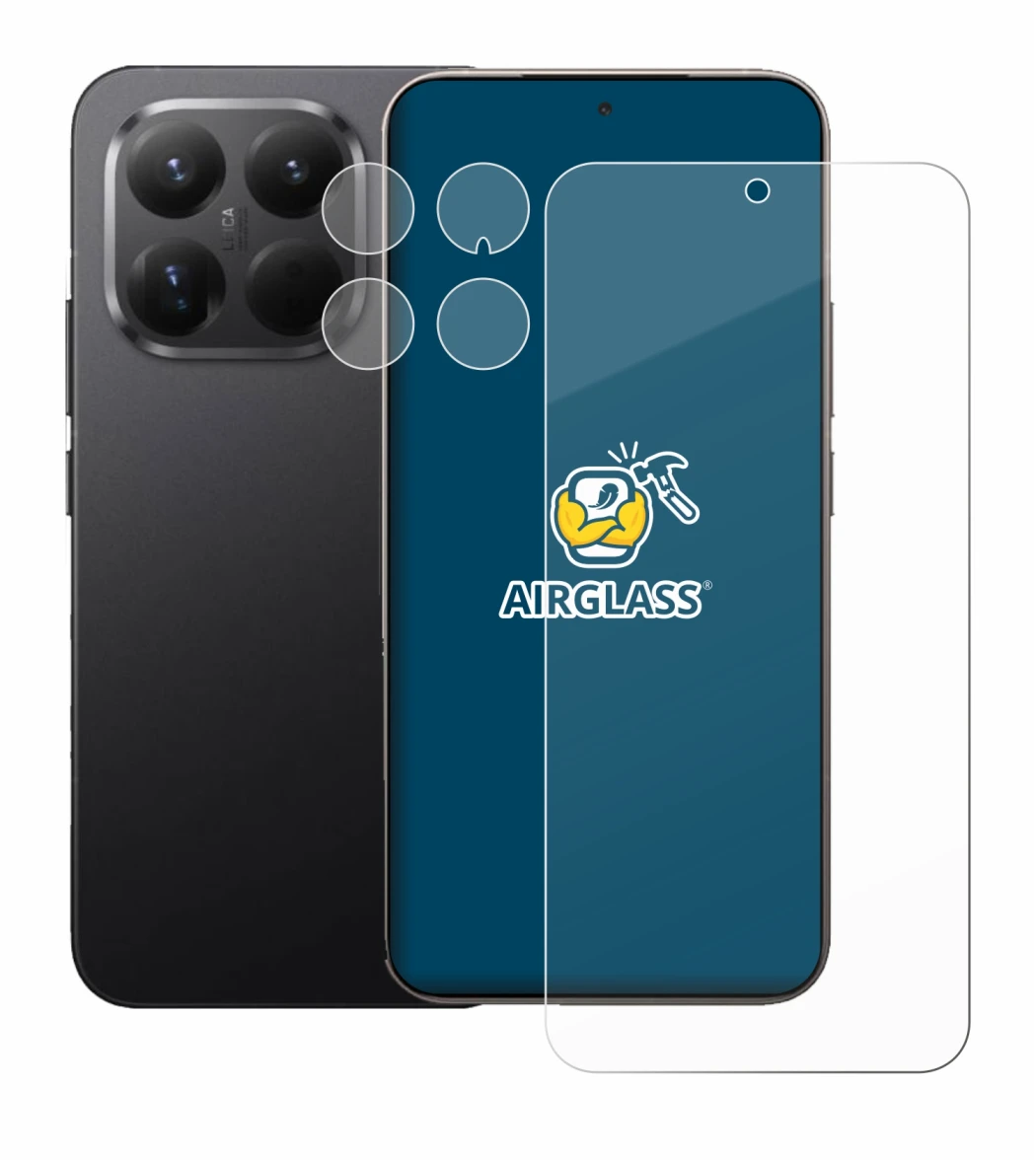 Image de l'appareil Xiaomi 15T Pro (Avant+Caméra) avec une grande variété de protections d'écran.