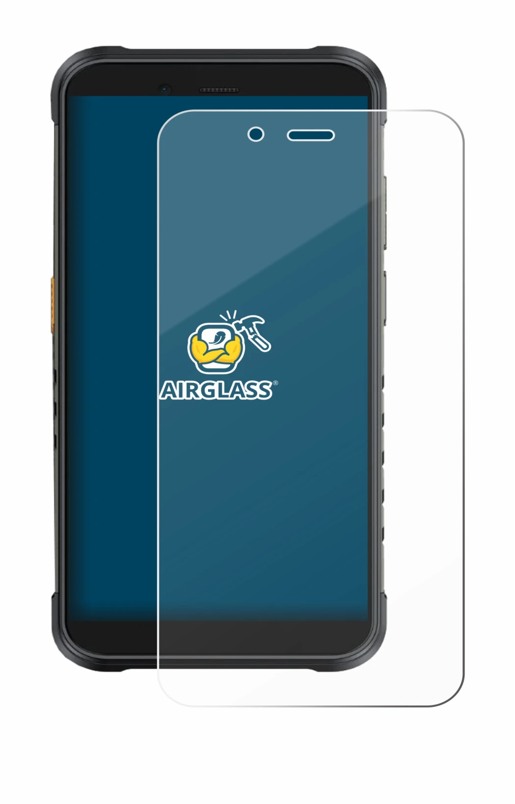 Image de l'appareil Ulefone RugKing avec une grande variété de protections d'écran.