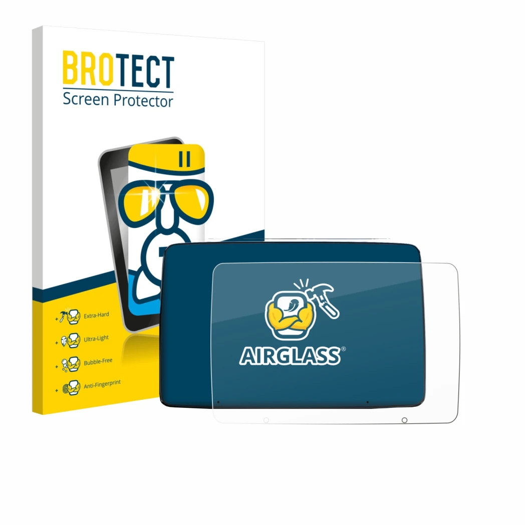 Face avant d’un emballage produit avec le logo de la marque BROTECT. À côté, l’appareil Leapmotor T03 2025 est représenté avec