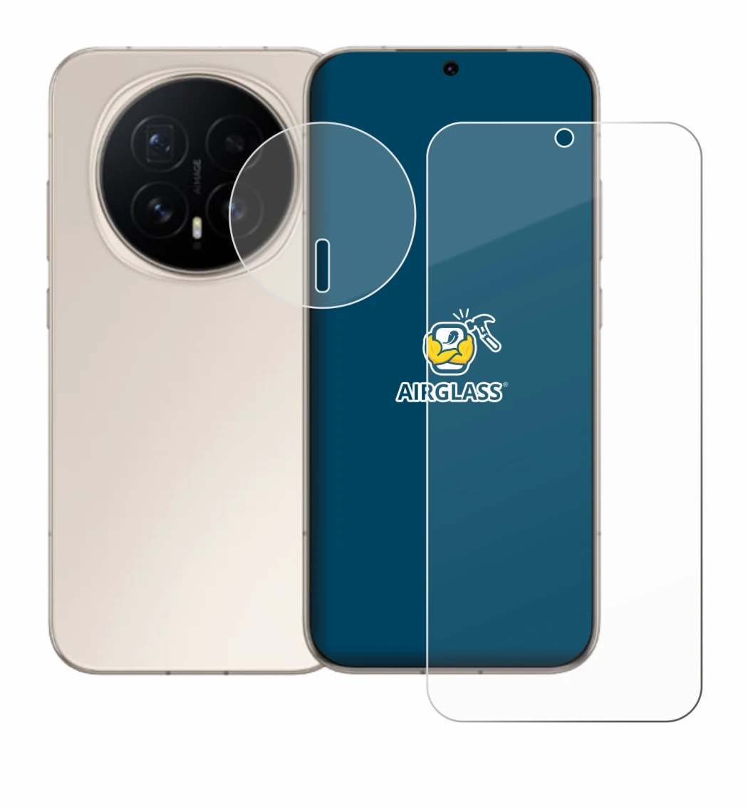 Image de l'appareil Honor Magic 8 (Avant+Caméra) avec une grande variété de protections d'écran.