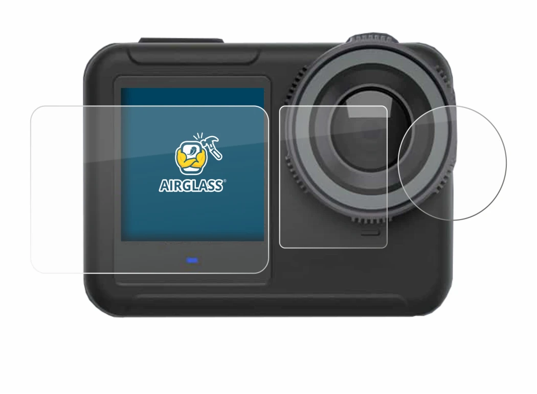 Image de l'appareil SVBONY SVGO3 4K avec une grande variété de protections d'écran.