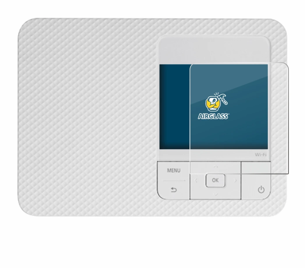 Image de l'appareil Canon Selphy CP1500 Mini avec une grande variété de protections d'écran.