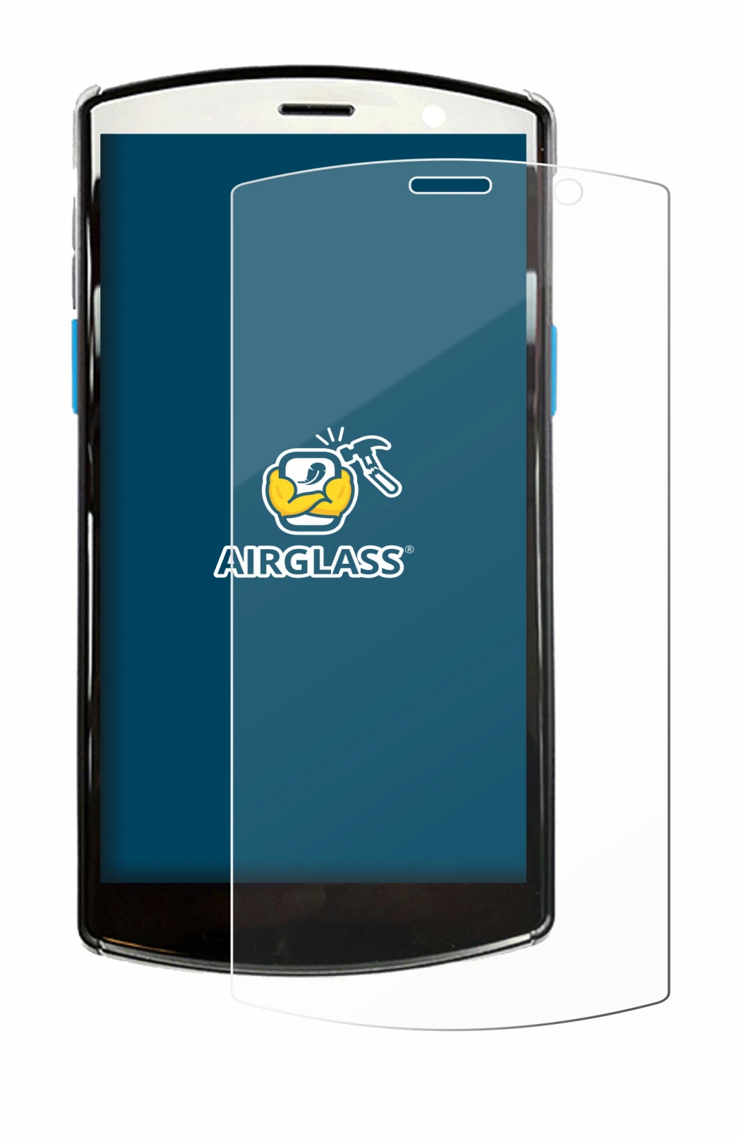 Image de l'appareil Unitech EA510 avec une grande variété de protections d'écran.