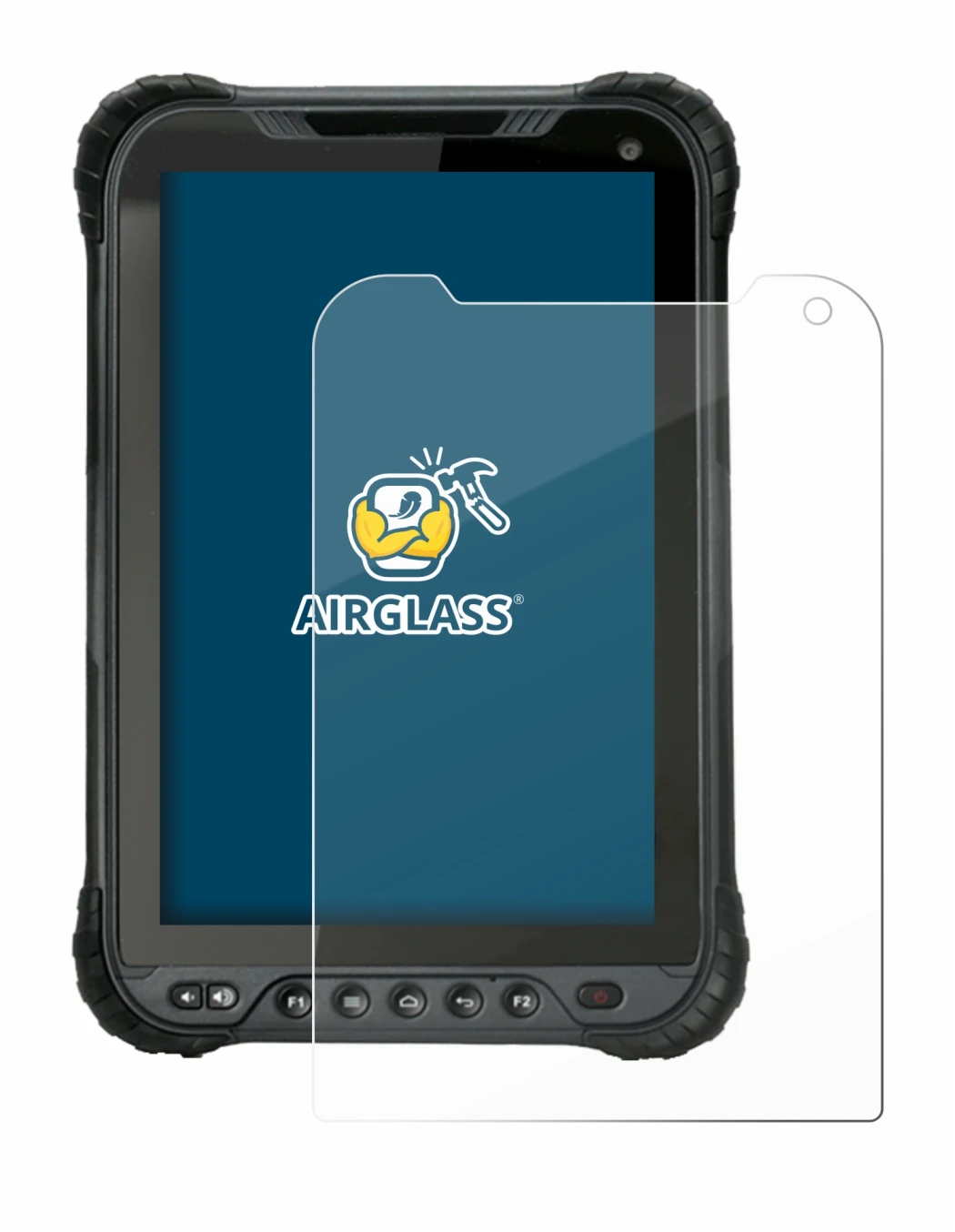 Image de l'appareil Unitech TB85 avec une grande variété de protections d'écran.