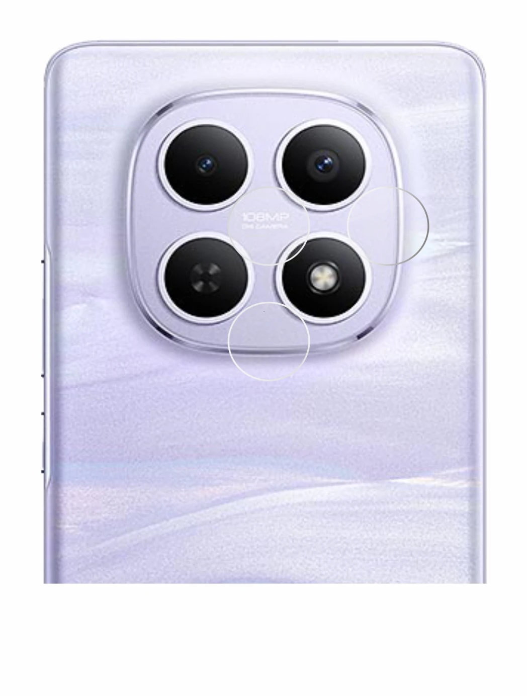 Image de l'appareil Xiaomi Redmi Note 15 4G (Caméra UNIQUEMENT) avec une grande variété de protections d'écran.