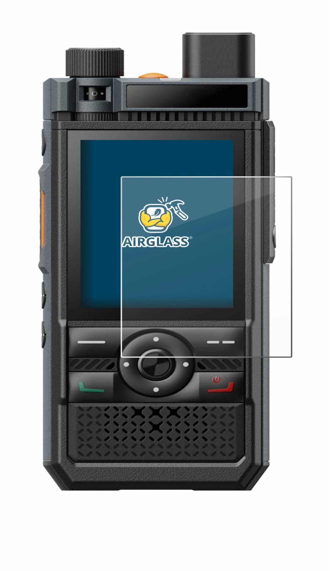 Image de l'appareil Hytera P50 Pro avec une grande variété de protections d'écran.