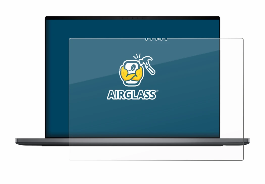 Image de l'appareil Dell XPS 16 DA16260 avec une grande variété de protections d'écran.