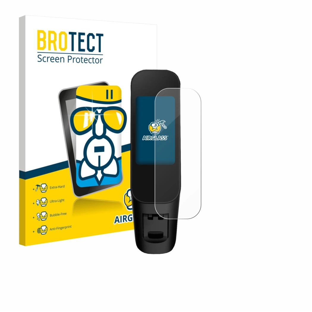 Face avant d’un emballage produit avec le logo de la marque BROTECT. À côté, l’appareil Xiaomi Electric Scooter 6 Max est repr