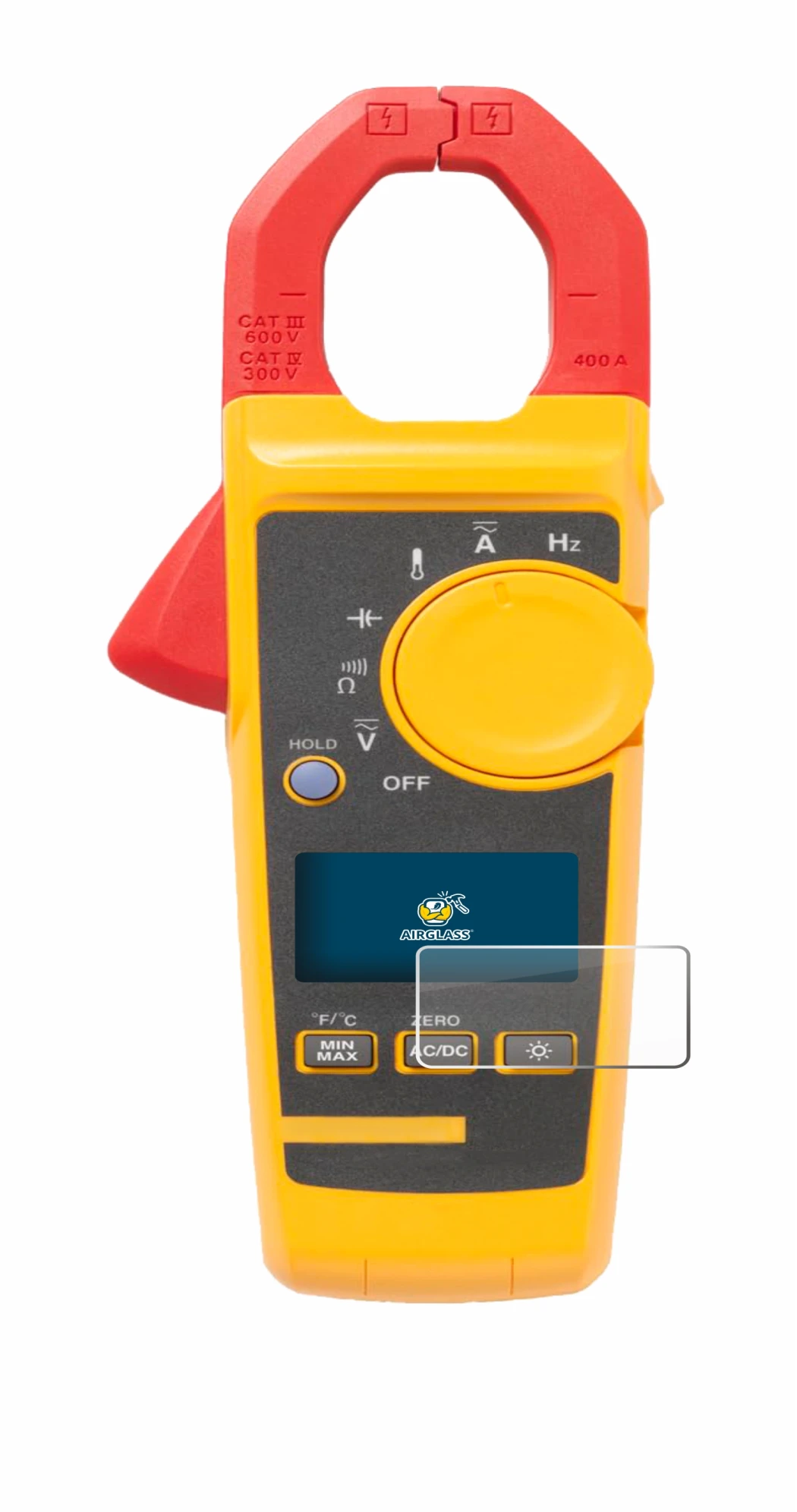 Image de l'appareil Fluke 325 avec une grande variété de protections d'écran.