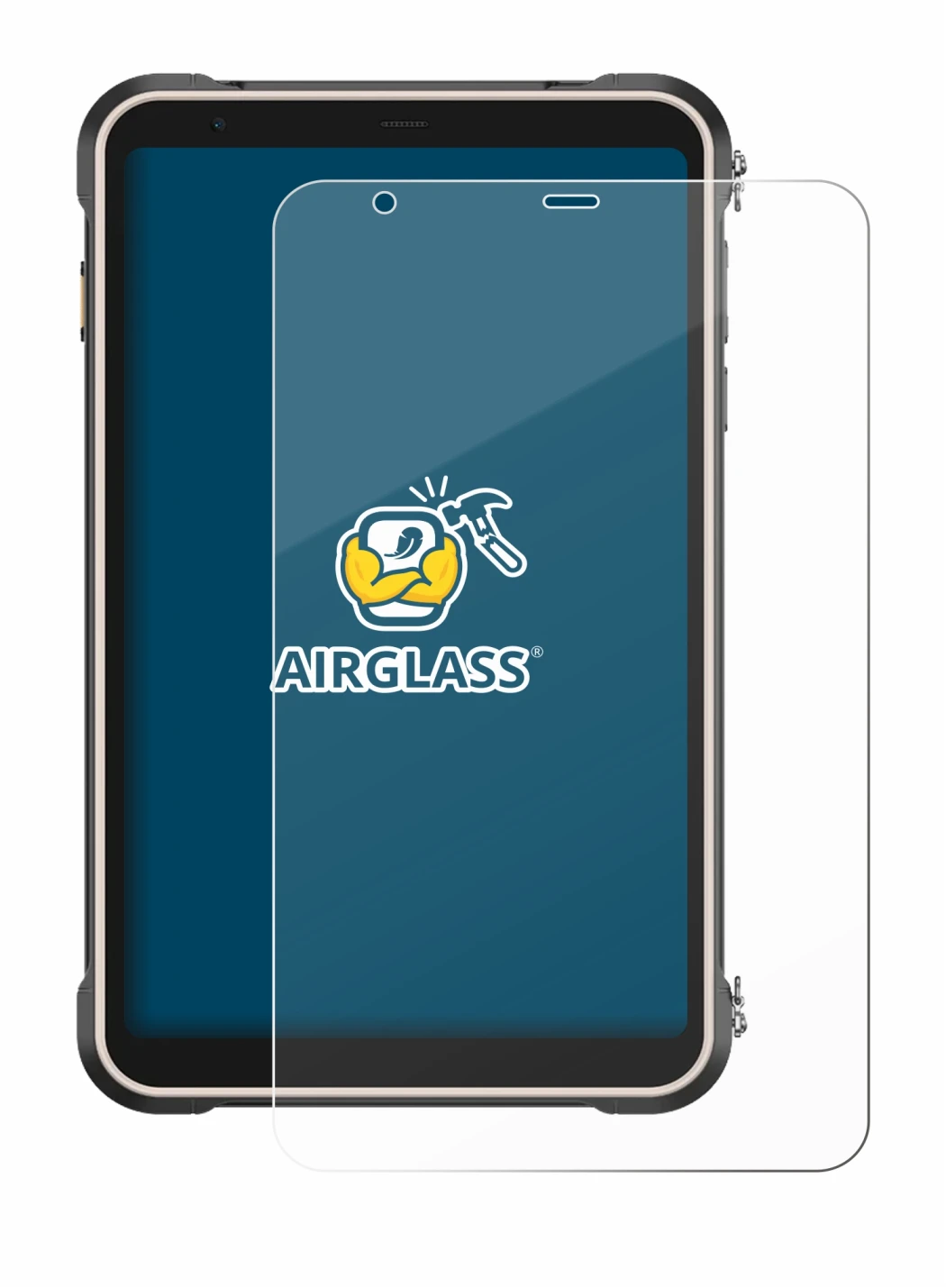 Image de l'appareil Ulefone RugKing Pad Pro avec une grande variété de protections d'écran.