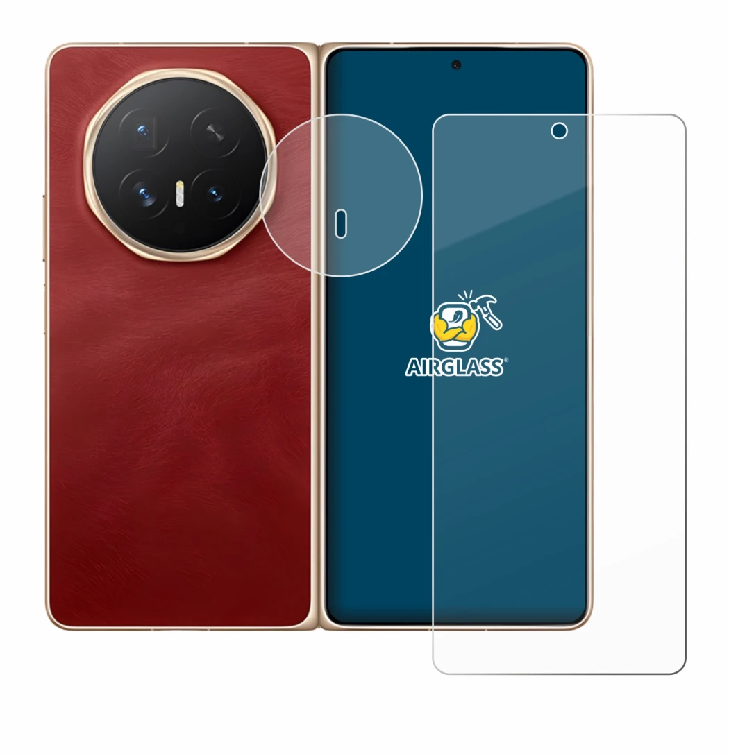 Image de l'appareil Honor Magic V6 (Avant+Caméra) avec une grande variété de protections d'écran.