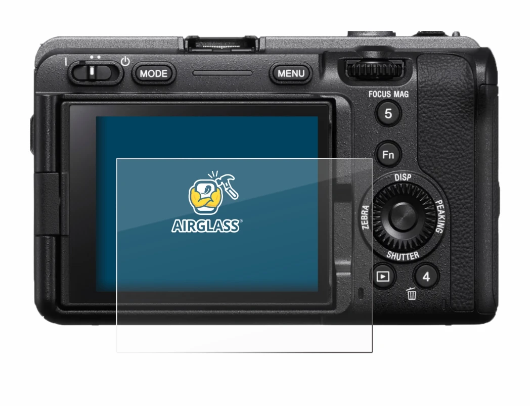Image de l'appareil Sony FX3A (ILME‑FX3A) avec une grande variété de protections d'écran.