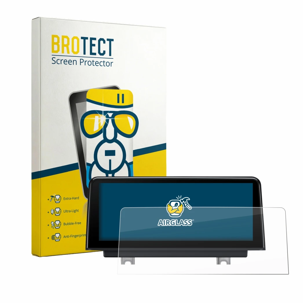 Face avant d’un emballage produit avec le logo de la marque BROTECT. À côté, l’appareil Xtrons QBBH14NBTH est représenté avec