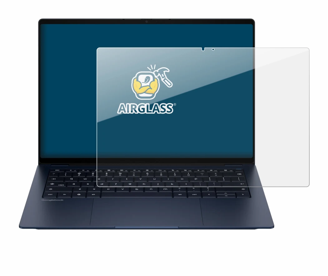 Image de l'appareil HP Googlebook 14 avec une grande variété de protections d'écran.