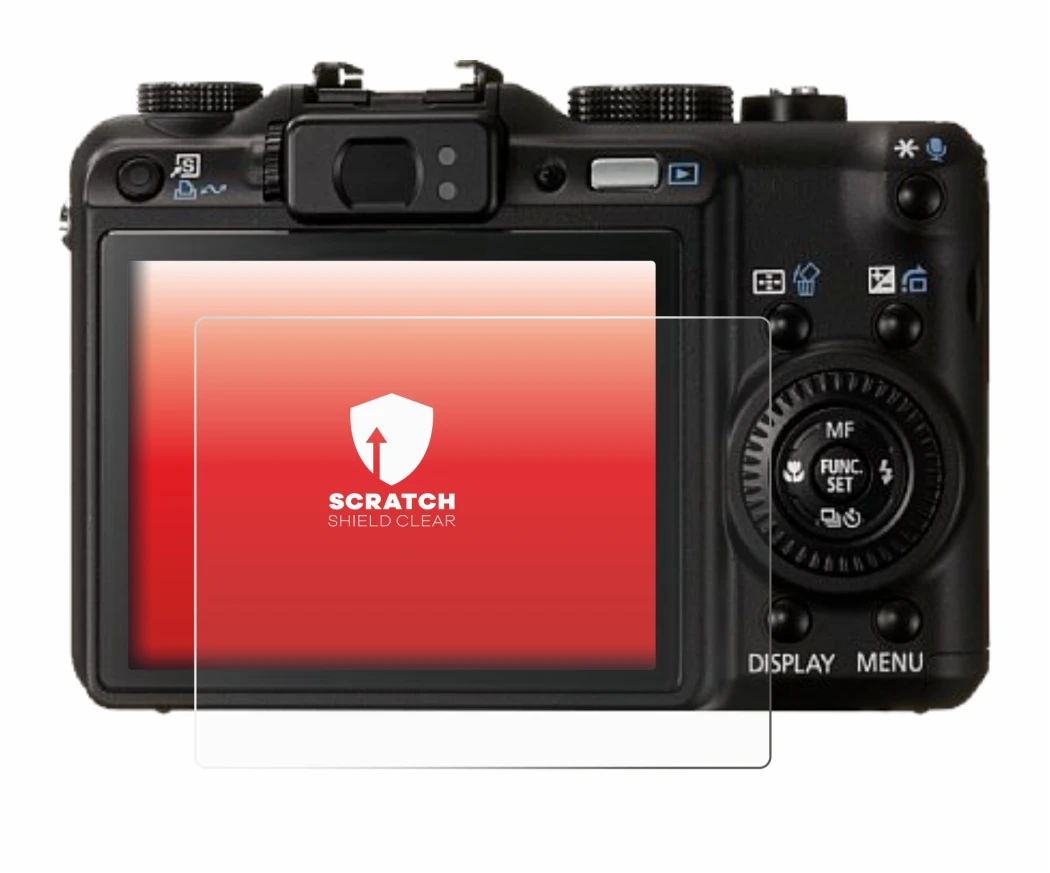 Image de l'appareil Canon PowerShot G9 avec une grande variété de protections d'écran.