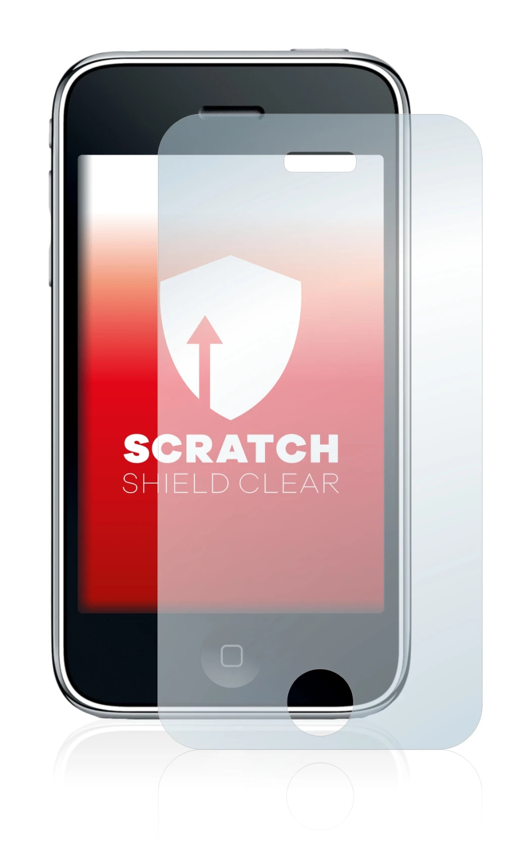 Image de l'appareil Apple iPhone 3GS avec une grande variété de protections d'écran.