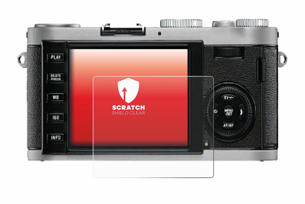 Image de l'appareil Leica X1 avec une grande variété de protections d'écran.