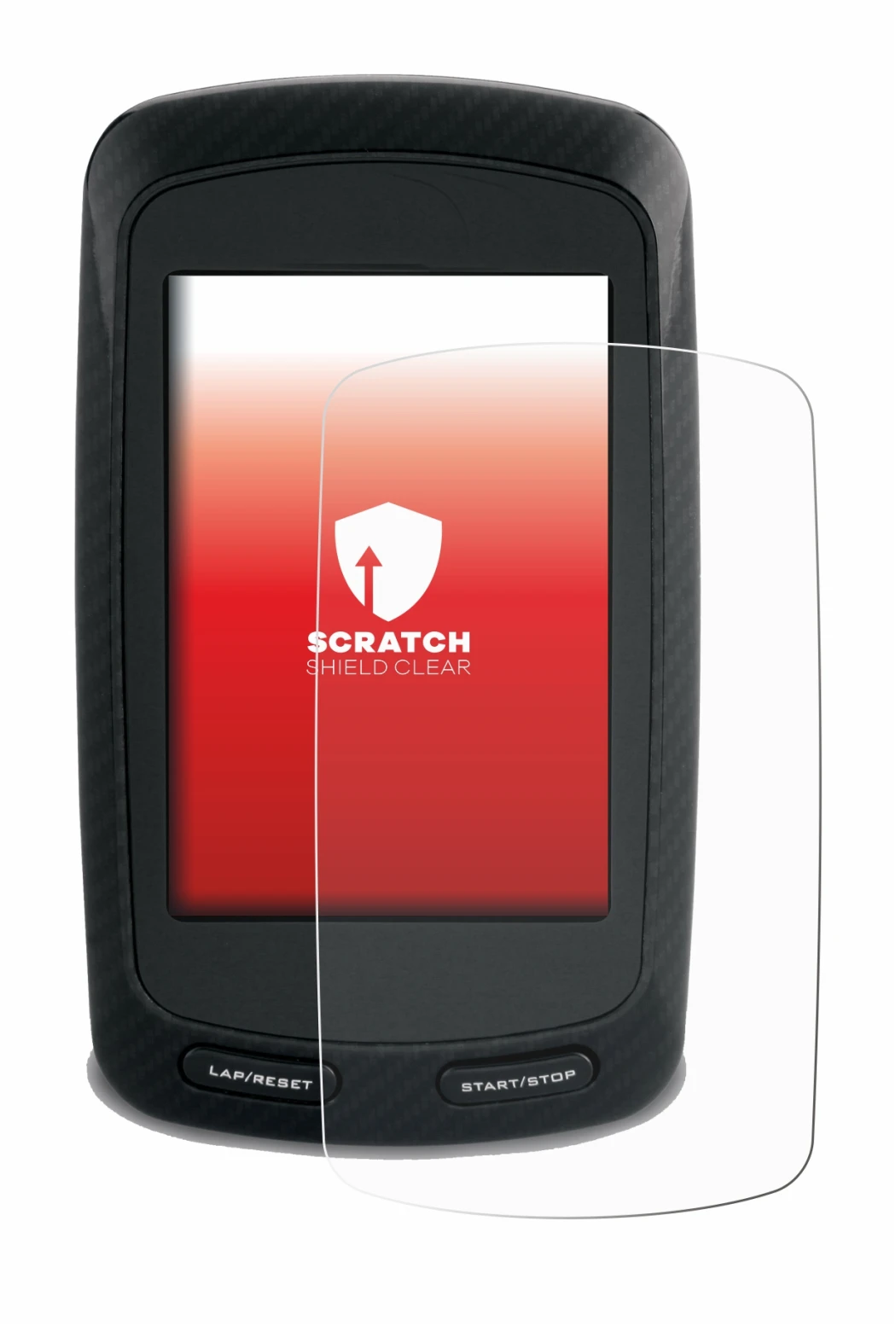 Image de l'appareil Garmin Edge 800 avec une grande variété de protections d'écran.