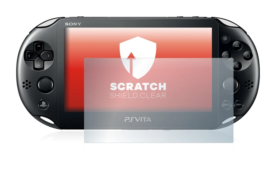 Image de l'appareil Sony Playstation Vita avec une grande variété de protections d'écran.