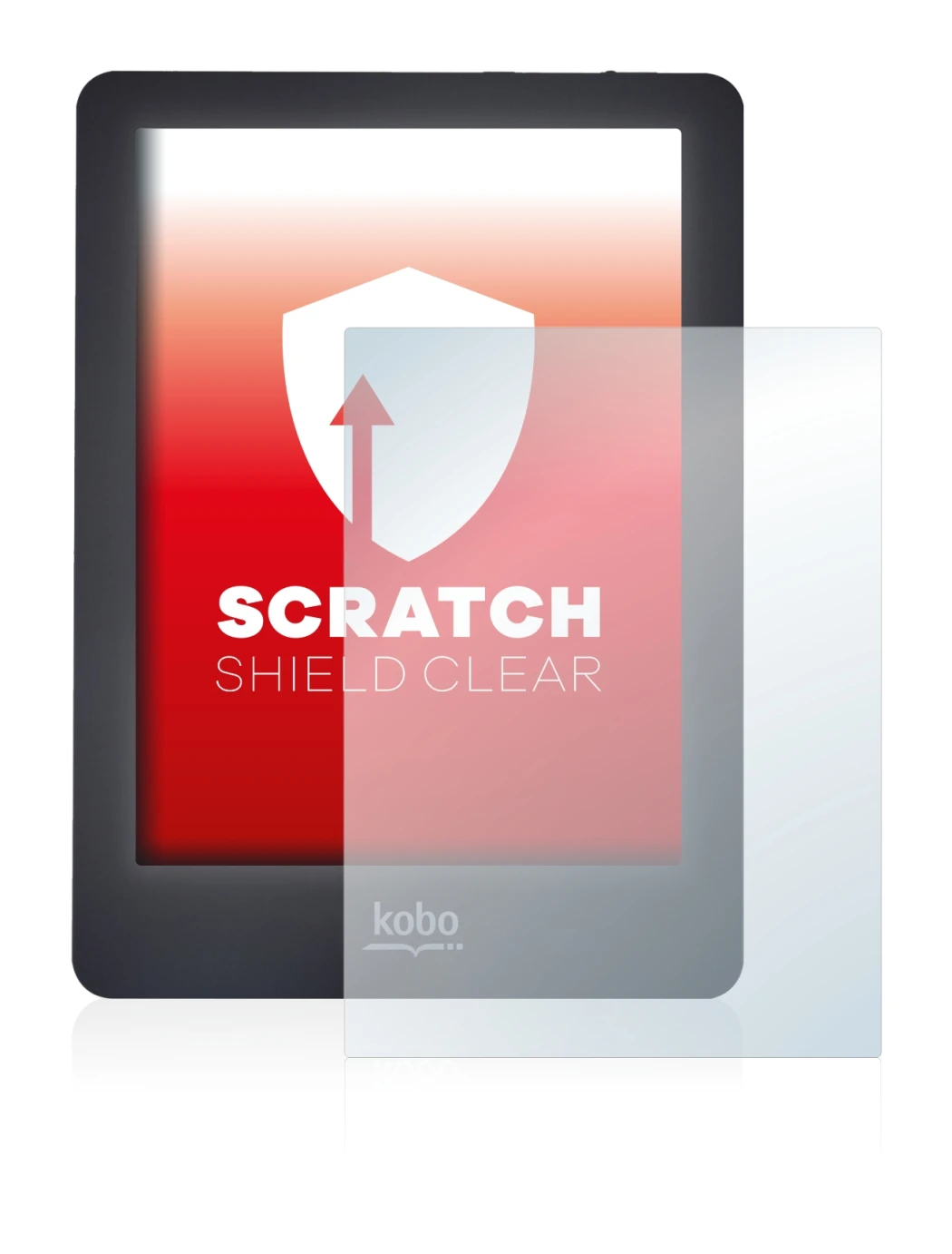 Image de l'appareil Kobo Glo avec une grande variété de protections d'écran.